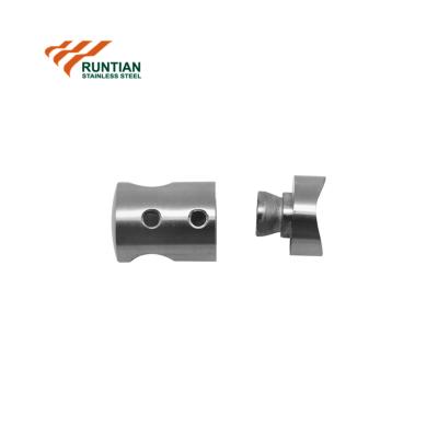 China Modern Handrail Fittings Handrail Stainless Steel Cross Bar Bracket for sale