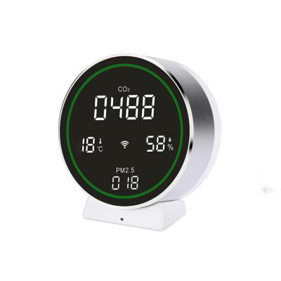 China Wholesale Tuya Smart Home PM2.5 Air Quality CO2 Monitor 4 in 1 CO2 Meter HUA6-4PC for sale