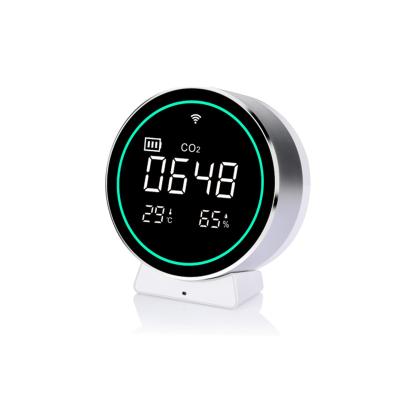 China WIFI TUYA Best Hit Wifi Tuya Air Quality App CO2 Monitor Portable Carbon Dioxide Air Quality Monitor Meter Monitor for sale