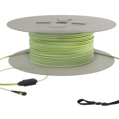 中国 LSZH MPO Fiber Optic Cable Data Center Long Transmission Mtp Trunk Cable 販売のため