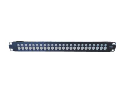 中国 モジュール式電子パッチパネル 1U 24ポート CAT6 CAT6Aネットワークインテリジェントパッチパネル 販売のため