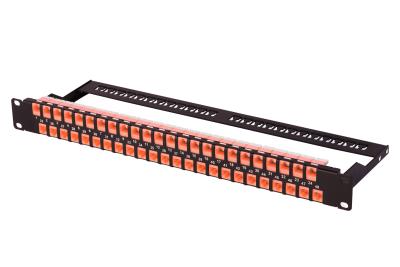 China UTPs CAT6A modulare PortSchalttafel der Netz-Schalttafel-1U 48 zu verkaufen