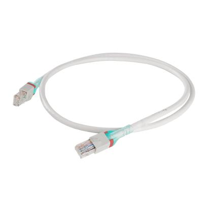 中国 同一証明のための色リングとの紀元前のCAT6Aのパッチ・コードUTPの灰色26AWG 販売のため