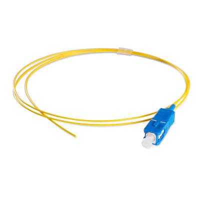 Chine Gaine optique 9/125 de PVC d'adaptateur de Sc de mode unitaire de tresse de fibre à vendre