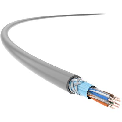 Китай Сеть CAT 6A кабеля кота 6A SFTP привязывает куртку PVC 23 AWG обнаженную медную продается