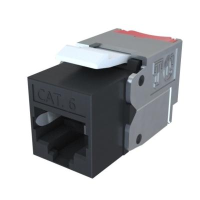 China El oro trapezoidal de la pulgada del zócalo 50u de UTP CAT6 Jack Toolless RJ45 plateó en venta