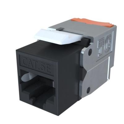 China El oro trapezoidal de la pulgada del zócalo 50u de Toolless UTP CAT5E Jack RJ45 plateó en venta