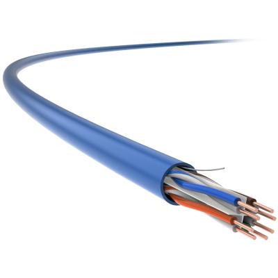 Cina Cavo di UTP Cat6, cavo della rete Cat6, 24AWG rame nudo, 0.53mm, rivestimento di PVC in vendita