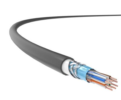 중국 대량 네트워크 케이블 SFTP CAT6 LAN 케이블 23AWG BC 교차 연결 LSZH 판매용