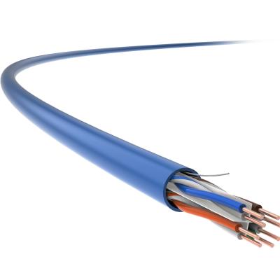 중국 UTP CAT6 LAN 케이블 네트워크 케이블 23AWG 베어 구리 PVC 재킷 판매용