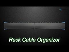 Standard 19 Rack Cable Organizer Cable Management 110mm Depth Modular Type