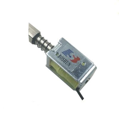 China BS-0837L-170 High Quality Small Linear Push Pull Solenoid Lock DC12V 13W for sale