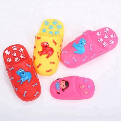 China Viable Dog Toys Shoes Squeaker Vinyl Pet Toys S And L Two Size for sale