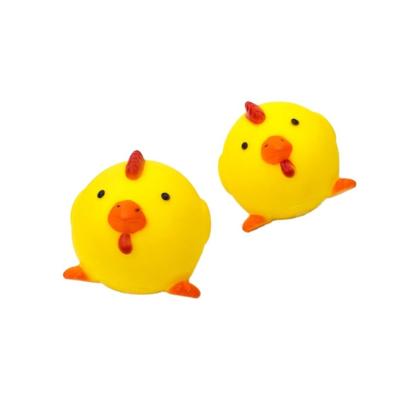 China Wholesale Eco-Friendly Safe and Non-Toxic Viable Evade Interactive Yellow Glue Duck Dog Chew Toys for sale