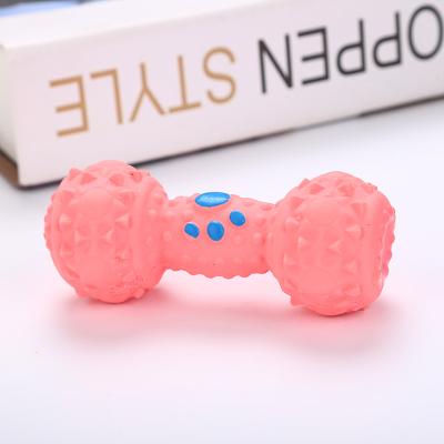 China Stocked Bone Shape Squeak Latex Puppy Toy for sale