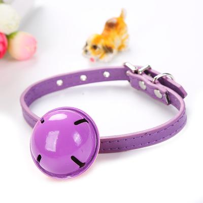 China Hot Style Kawaii Cute Pet Cat Adjustable Collar With Large Bells Viable Wholesale for sale