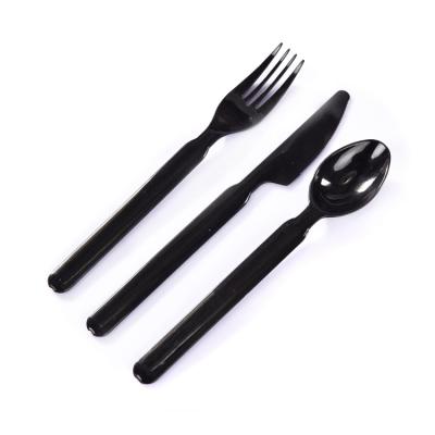 China OEM Custom Disposable Luxury Disposable PS Spoons Hard Plastic Set Spoon Cutlery For Wedding for sale