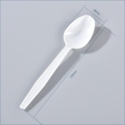 China Wholesale Plastic Disposable Disposable Small Mini Tea Spoons Factory Price for sale