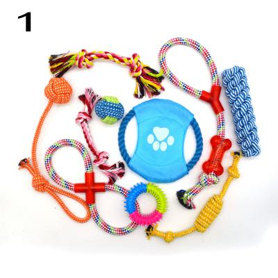 China Factory Wholesale Viable Pet Toy Set Durable Dog Rope Chew Chicken Chew Teether 12 Packs for sale