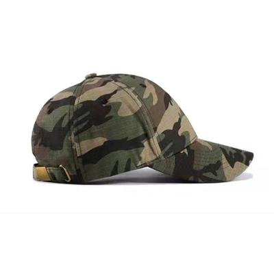 China JOINT High Quality Classic Structured Mid-profile Sports Baseball Camouflage Hat Cap No Logo for sale