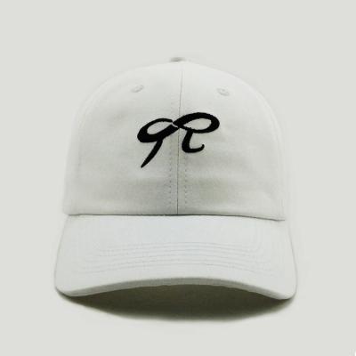 China JOINT Manufacture Wholesale 2D Embroidery Embroidered White Sports Dad Hats Custom for sale