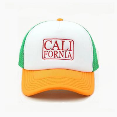 China Custom Wholesale Casual Blank Foam Trucker Hat With Logo 62CM Mesh Cap Hats Embroidery Caps for sale