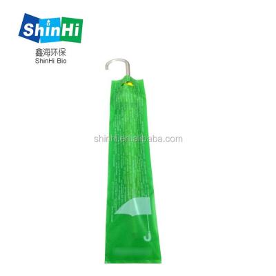 China BIODEGRADABLE Custom Recycle Compostable Biodegradable Plastic Wet Umbrella Bags for sale