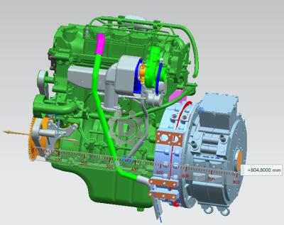 China Sistema de condução elétrica de 90 HP Extensor de alcance Sistema híbrido à venda