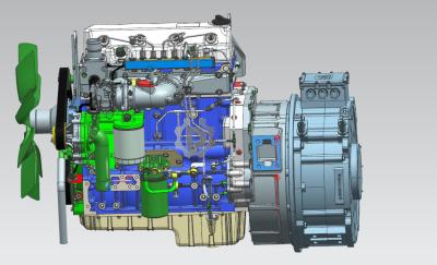 China Sistema de condução elétrica de extensão de alcance de 240 HP Sistema híbrido à venda