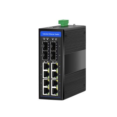 China Port Fast Port Sailsky 8 1000Base SFP Monitor RPOE POE Reverse Power Supply Managed Industrial Switch for sale