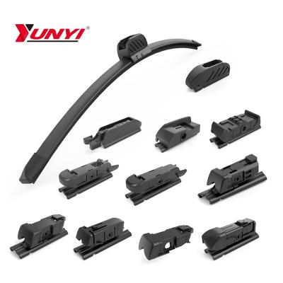 China 99.9% Suitable YY Vehicle Assembly Wholesale Factory Boneless Yunyi Front Wiper Blades 14~28 inch for sale