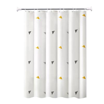 China Shower Curtain Stocked Set Bathroom Door Curtain Waterproof And Rustproof Peva Shower Curtain for sale