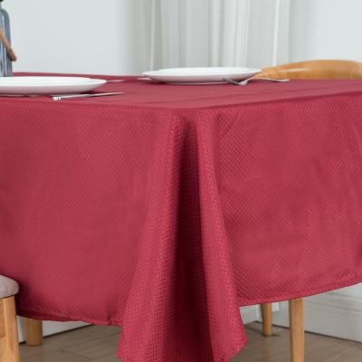 China Rectangle Waterproof Tablecloth in Washable Polyester - Great for Buffet Table, Parties, Holiday Dinner, Wedding and More Tablecloth for sale