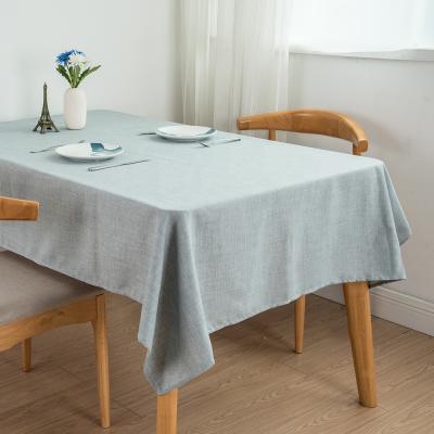 China Rectangle Tablecloth,Water Resistance Polyester Waterproof Table Cloth,Decorative Fabric Table Cover For Outdoor And Indoor Use for sale