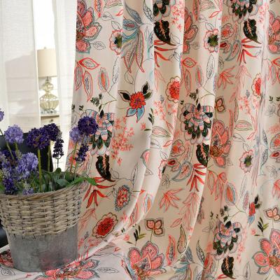 China Blackout Block Sunlight And Ultraviolet Fancy Fabric Window Curtain for sale