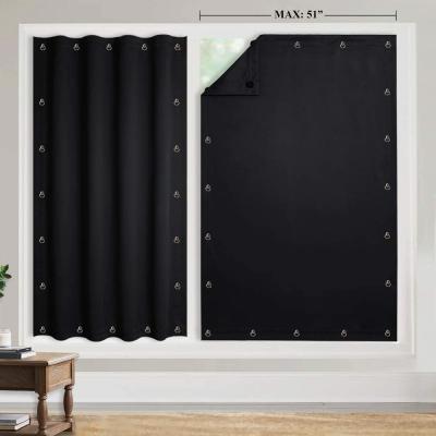 China Fancy Blackout Block Sunlight Door Window Curtain And Ultraviolet Polyester for sale