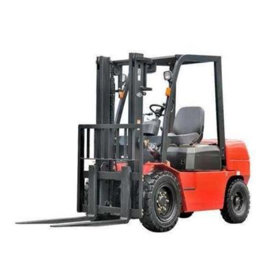 China Small hotels all battery electric portable forklift multi-function four wheel terrain forklift lifting forklift for sale