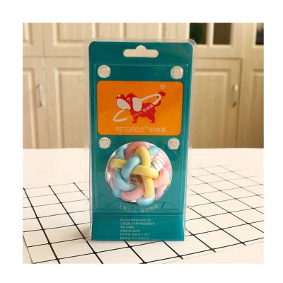 China Low Price Viable Interactive Bite Teeth Cleaning Resistant Rubber Dog Toy Ball for sale