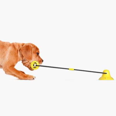 China 2022 Best Selling Viable Dog Pet Dog Chew Safety Super Heavy Duty Suction Cup Corn Molar Toys for sale