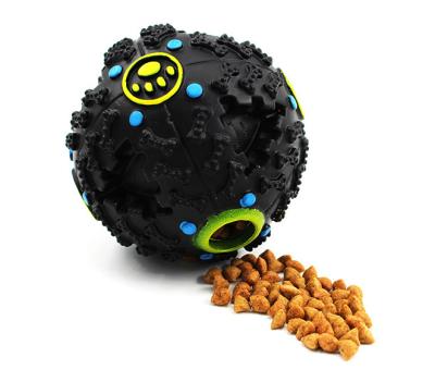 China 2022 New Arrival Sustainable Material Environmental Protection Leakage Food Ball Chew Pet Toy for sale