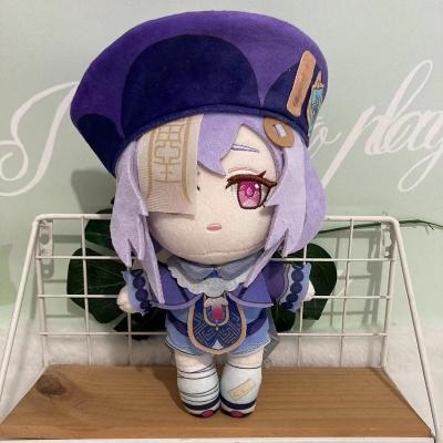 China Cute Cotton Genshin Impact Qiqi Plush 20cm Doll Clothes Outfits Dress Up Cosplay Children's Toys Anime Game Christmas Gift for sale