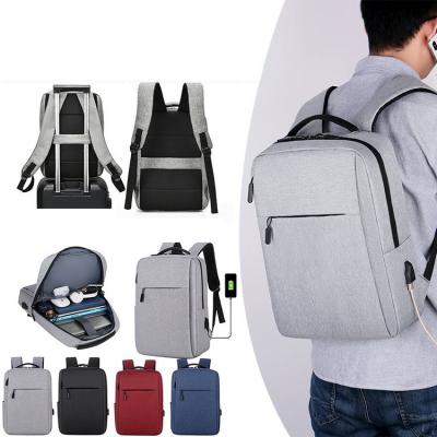 China With USB Pinghu Sinotex Men's Large Capacity Business Laptop Backpack Custom Bag With USB for sale