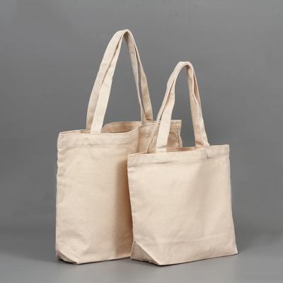 China Promotional Custom Blank Plain Eco-friendly Cotton Canvas Bags Reusable Shopping Cotton Tote Bags With Custom Printed Logo for sale