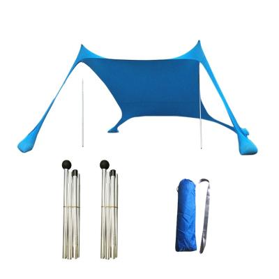 China Popular Hot Selling Portable Ultralight Camping Tent Beach Sunshade Outdoor Tent Straight Tying Type for sale