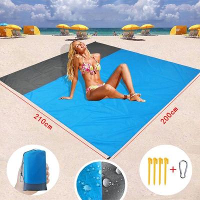 China AIMOYU Sand Free Relax Beach Camping Mat Sand Proof Foldable Travel Lightweight Outdoor Portable Waterproof Picnic Blanket for sale