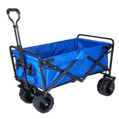 China AIMOYU Portable Outdoor Family Folding Large Capacity Canvas Carrying Cart More Camping for sale