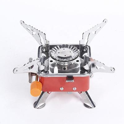 China Hot Sale Outdoor Portable Eco-friendly AIMOYU Amazon Mini Camping Gas Burner Cacalin Waterproof Kompor Gas Stove for sale