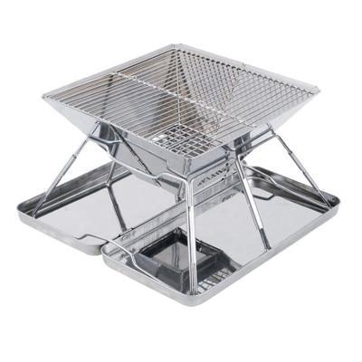 China Storage AIMOYU Stainless Steel Survival Folding Folding Small Size Outdoor Camping Stove for sale