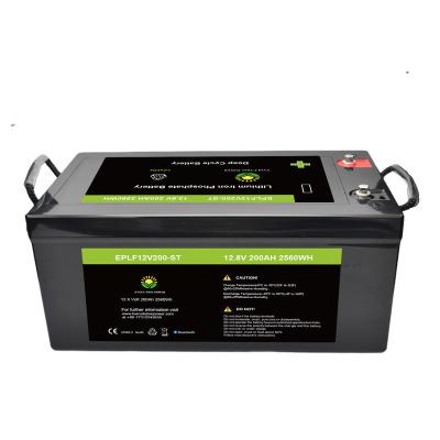 China Toys deep cycle lifepo4 12V 100ah 200Ah 300Ah lithium battery pack for RV marine solar system for sale