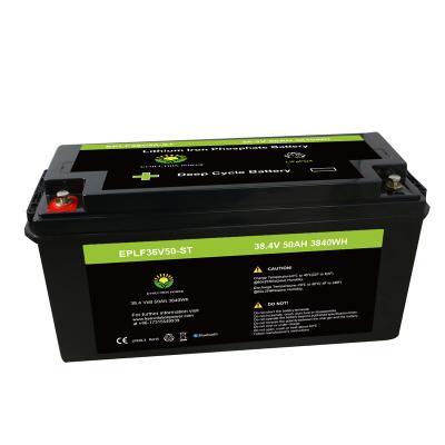 China New toys wholesale price 36V 50AH Lifepo4 deep cycle lithium battery pack for golf cart/trolling motor for sale